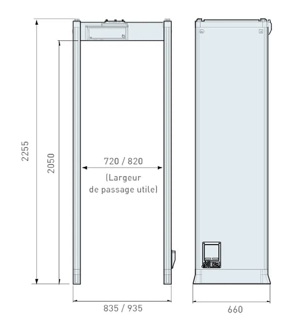 Portique de détection de métaux HI-PE Multizone - Image 4